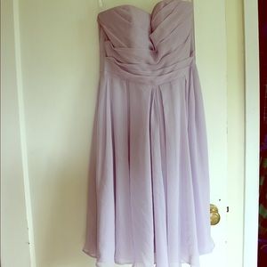 Lavender dress from David’s Bridal